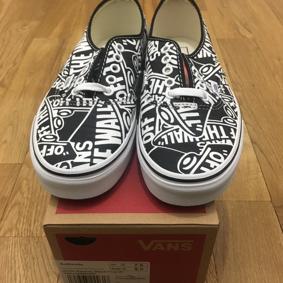 Vans authentic ‘off the wall’ shoe sizes 7.5-12 - Picture 2 of 4